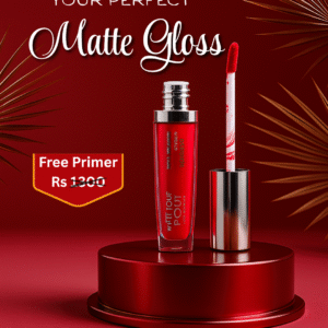 (02-Deal) 5 Waterproof Lip Glow Shades Bundle + Free Primer!